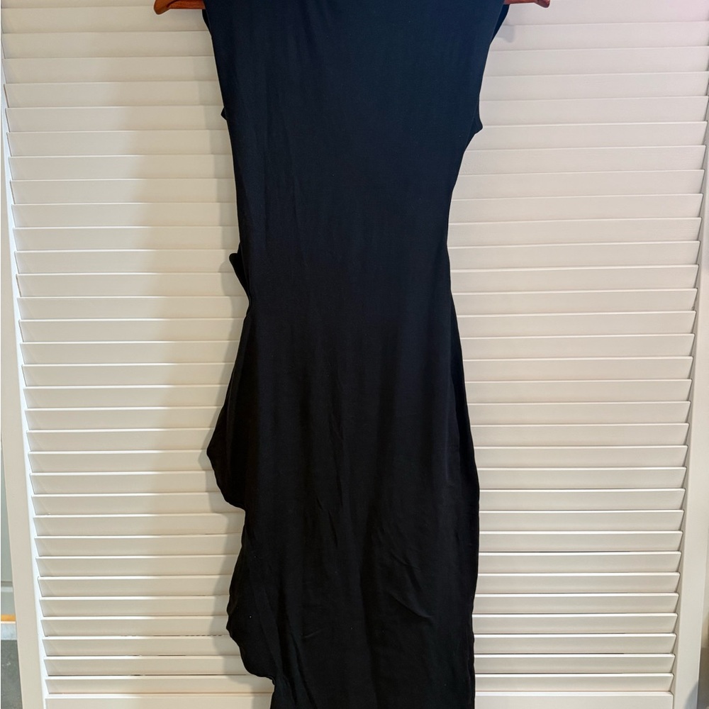 Chic Black Backless Dress